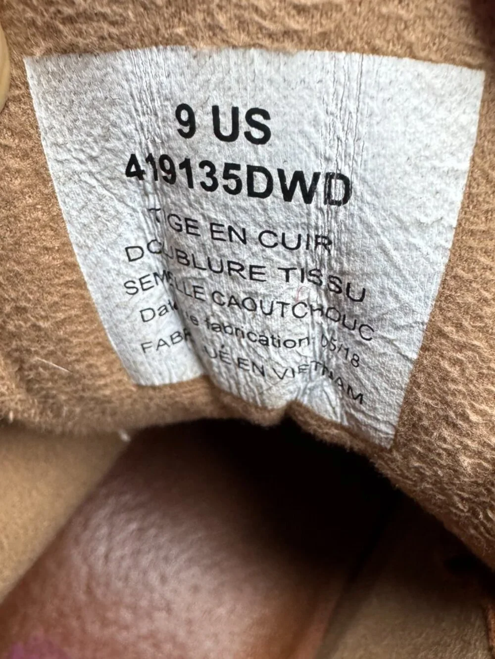 Kodiak Camel Color Waterproof Leather Lace Up Boots in Women's 9 - Picture 8 of 11